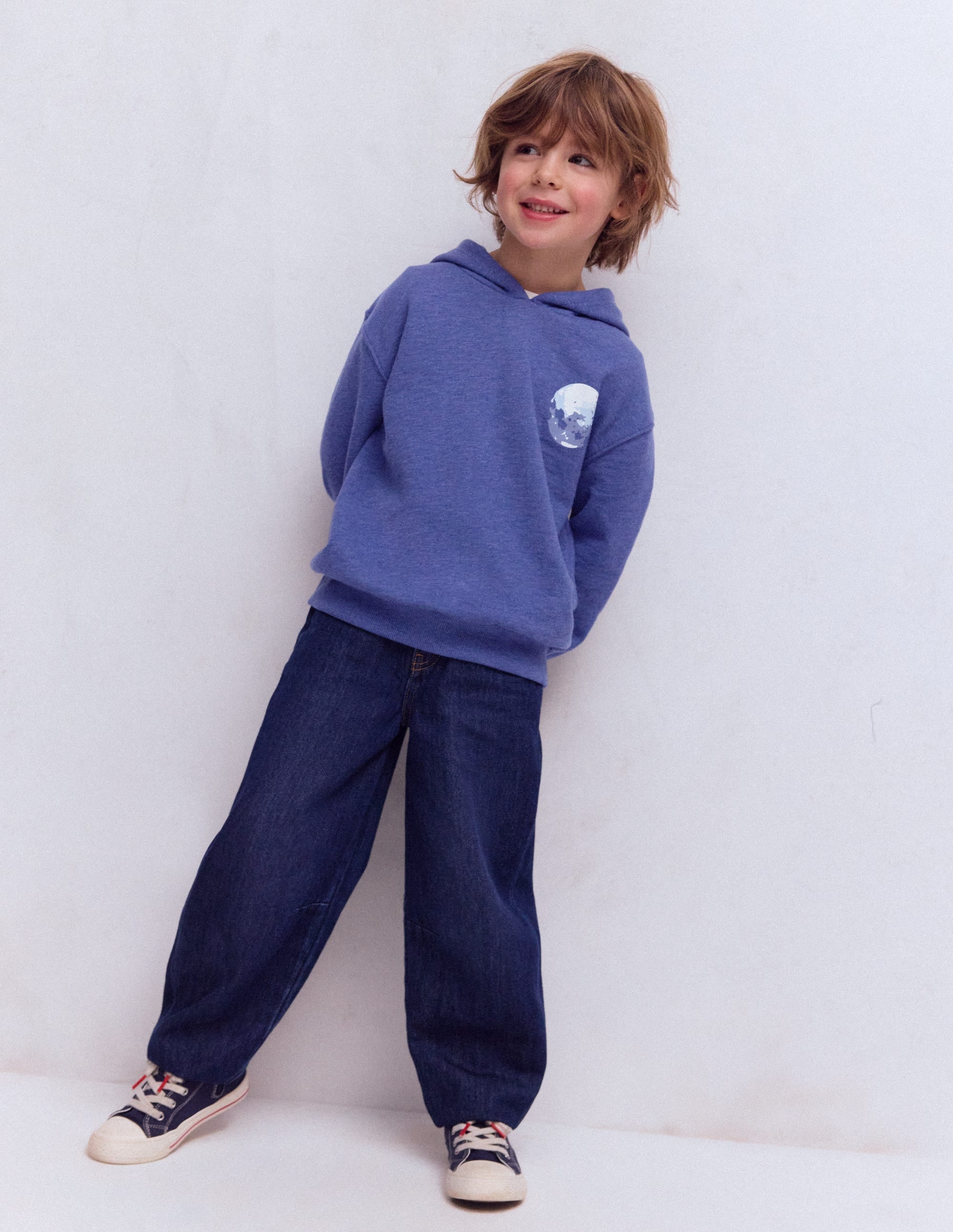 Front and Back Hoodie-Moon Phases