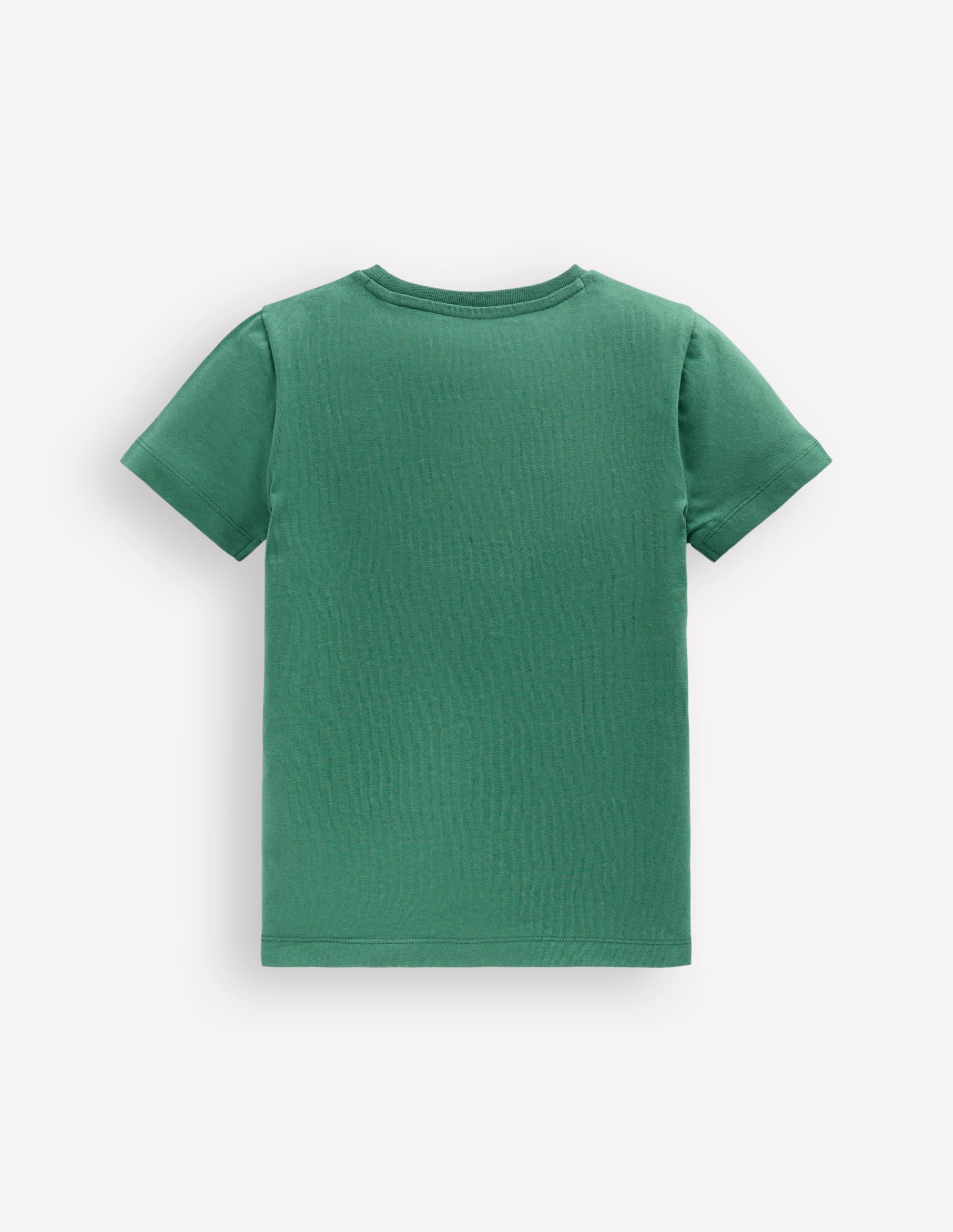 Linear Stitch T-shirt-Spruce Green Dinos