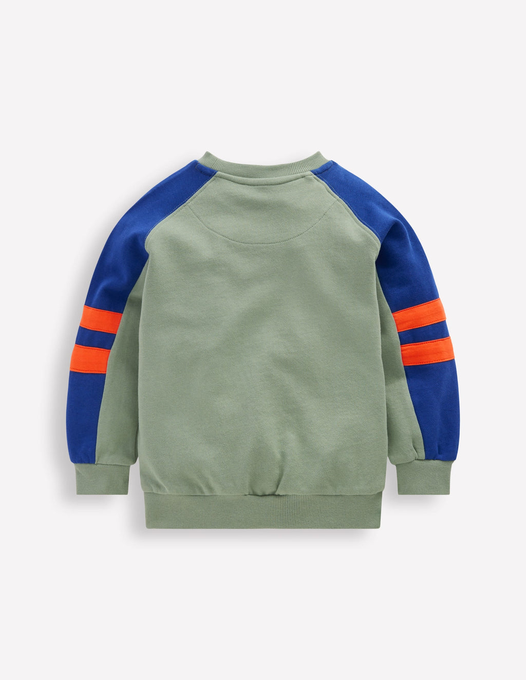 Colourblock Sleeve Sweatshirt-CHINOISE GREEN COLOURBLOCK