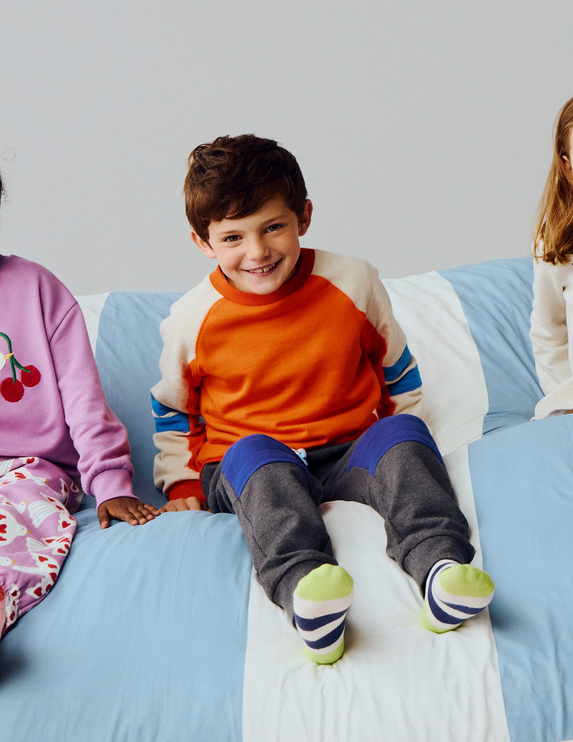 Colourblock Sleeve Sweatshirt-FIESTA COLOURBLOCK