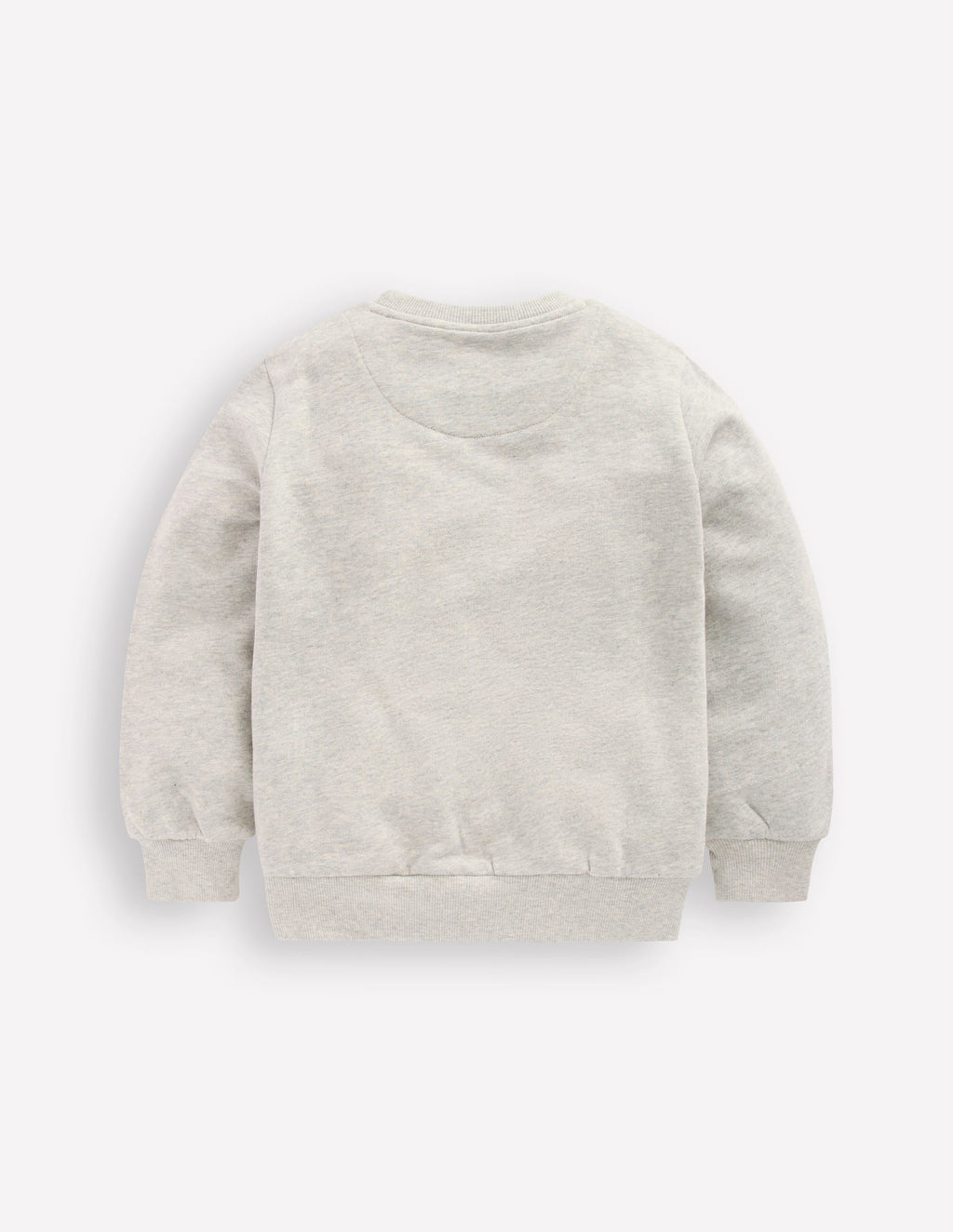 Badge Sweatshirt-Grey Marl Space